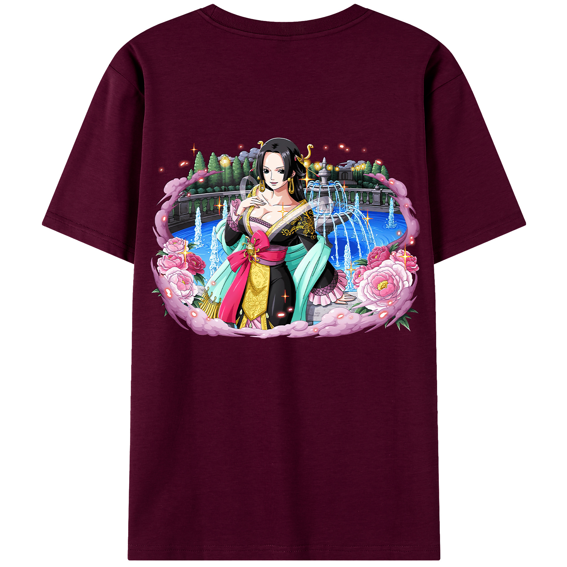 ワンピース ボア・ハンコック ONE PIECE Boa·Hancock レディース半袖Tシャツ(バックプリント)